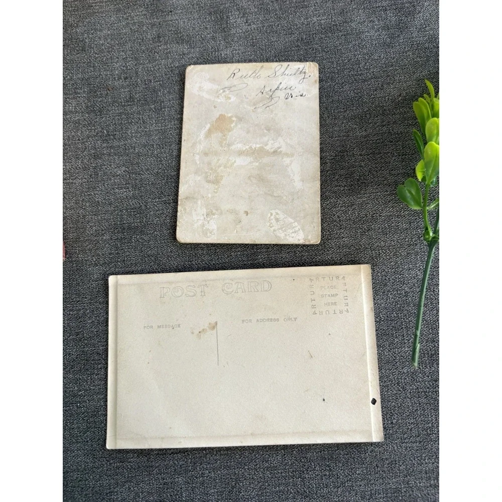 Vintage Primitive Curated Vignette, Book, Linen, Faux Greenery, Ephemera, Pepper